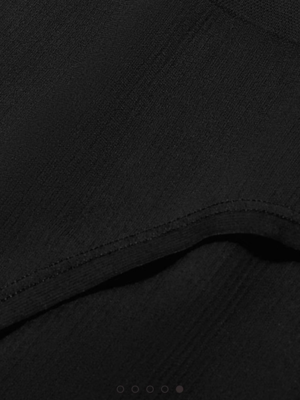 Bombas Black Seamless Brief with White Logo Print - Picture 6 of 7